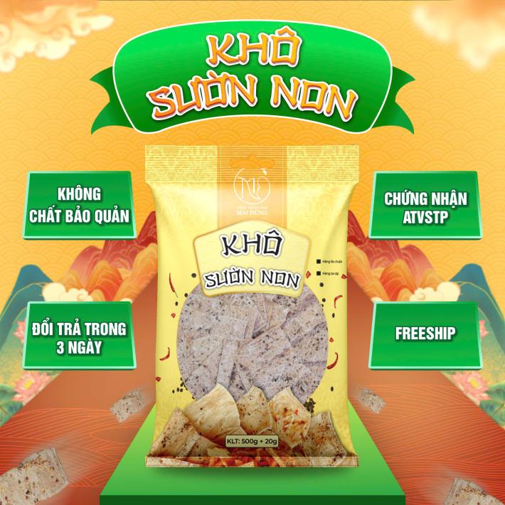 Khô Sườn Non - Đậu Nành (Tiêu) - 500g