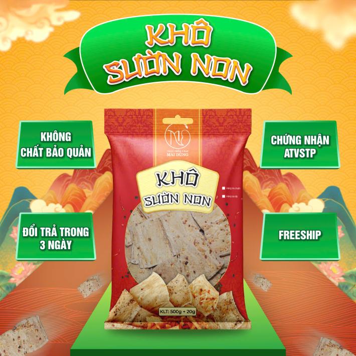 Khô Sườn Non - Đậu Nành (Ớt)
