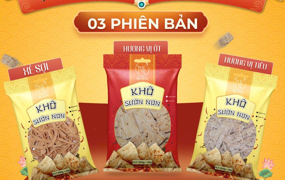 Khô Sườn Non - Xé Sợi - 500g