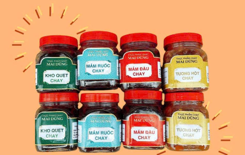 Mắn Đậu Chay - Hủ 200g