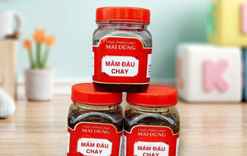 Mắn Đậu Chay - Hủ 200g